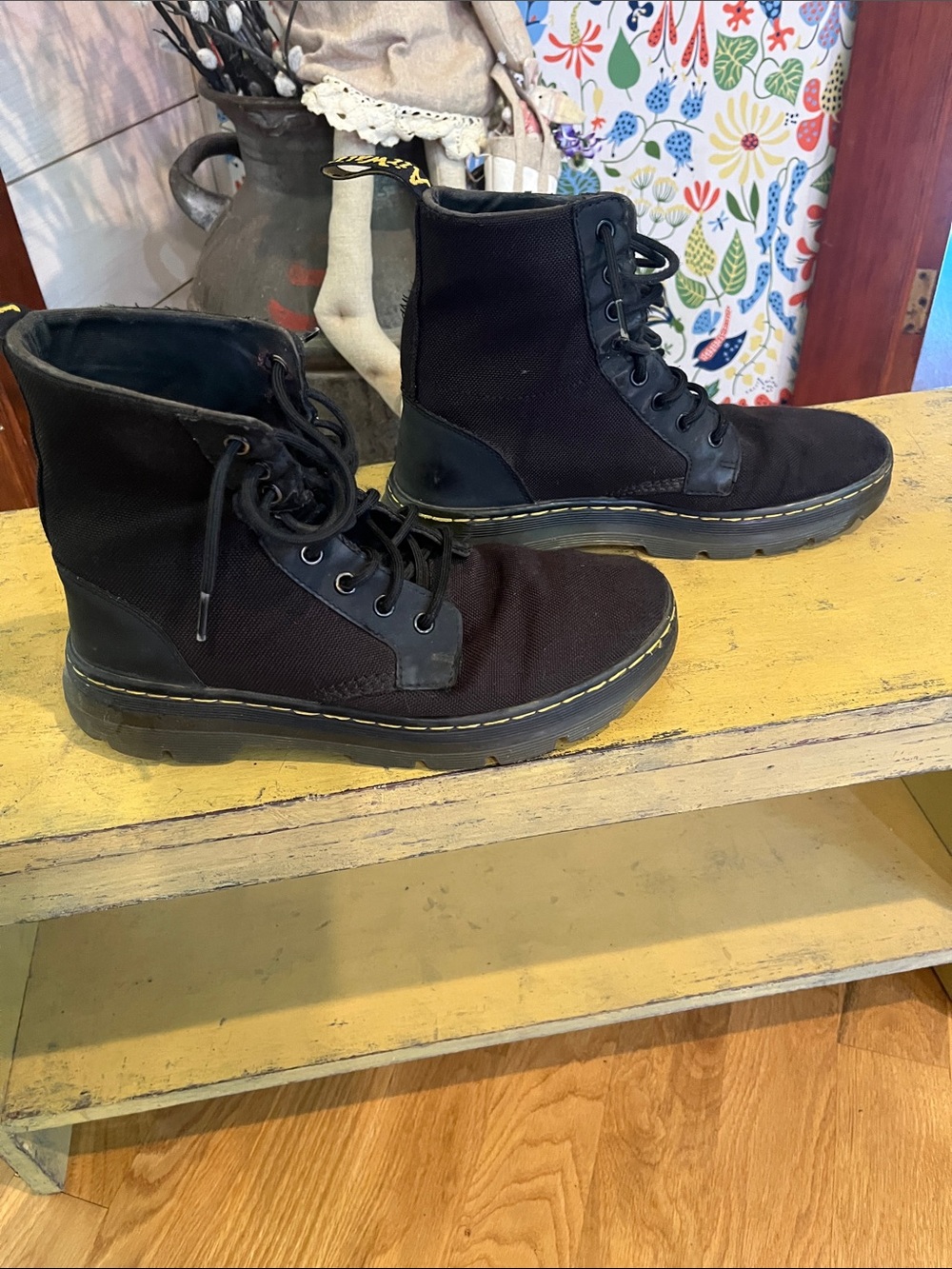 Dr. Martens Black Men's Lace-Up Tactical Boots - Picture 5 of 11